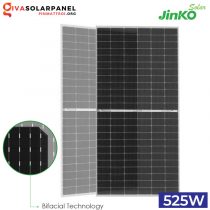 Tấm pin Bifacial (2 mặt) Jinko Tiger Pro 525W | JKM525M-72HL4-TV